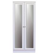 Wales Modern White Wardrobe image