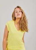 CC Heart V-neck Cap Sleeve T-shirts image