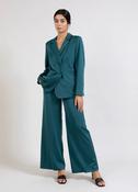 Coster Copenhagen Teal Wide Leg Trousers image