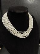 Corona Series Of Mini Pearl Necklaces With A Magnet Closure
