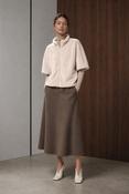 Jane Lushka Simba Taupe A-line Skirt
