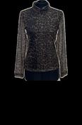 Eva Kayan Animal Print Long Sleeve Mesh Top image