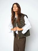 Mos Mosh Elise Leo Animal Print Gilet image