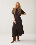 Summum Dark Brown Midi Dress image