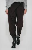 Luje Sassio Chocolate Brown Barrel Leg Pants