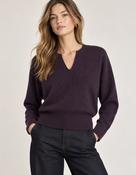 Mos Mosh Kaima Sweet Grape Short Cashmere Jumper