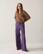 Summum Purple Wide Leg Trousers