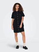 Onllisa Denim Dress-Washed Black Denim image
