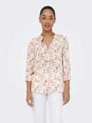 Onlraya Shirt-Cream/Wine Floral Pattern image