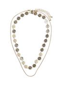Pcgessa Necklace- Gold Flowers image