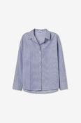 Nancy_2 Blue/White Stripe Shirt image