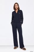Valentina Navy Wide Leg Joggers image