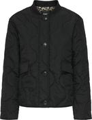 Onlsalsa Quilted Jacket-Black with Leopard image