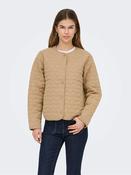 Onlheart Quilted Jacket-Tan image