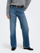 Onljuicy High Waist Wide Leg Jeans- Medium Blue Denim image