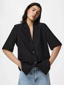 Pcbosella Short Sleeve Blazer-Black