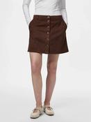 Pcrakel Brushed High Waist Short Skirt- Coffee image