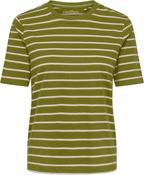 Onlhappy T-Shirt-Green/Sandshell Stripe image
