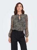 Onlditsy Long Sleeve Blouse-Leopard Print image