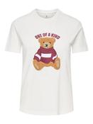 Onlteresa Teddy T-Shirt-White image