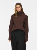 Vilou Chunky Rollneck Knit Sweater-Coffee Bean