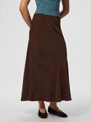 Pcfranan High Waist Ankle Skirt-Hot Fudge image