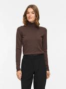 Vimalu Rollneck Knit Top-Coffee Bean