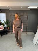 Pcanora High Waist Trousers-Coffee image