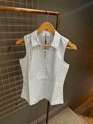 Jdymio Sleeveless Shirt-Blue Stripe image