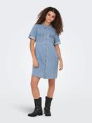 Onllisa Denim Dress-Light Blue Denim image