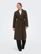 Onlvela Belted Coat-Brown image