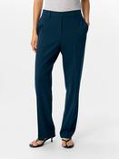 Objlisa Mid Waist Straight Trousers-Navy image