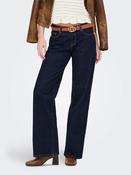 Onljuicy Low Waist Wide Leg Dark Denim Jeans image