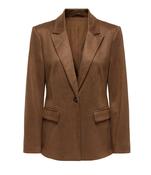 Onladdi Faux Suede Blazer-Tan image