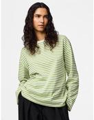 Pcsadie Long Sleeve Top-Green/White image