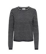 Jdylupi Stripe Knit Sweater-Navy/White