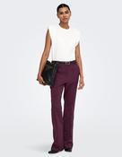 Onlastrid High Waist Flared Trousers-Winetasting image