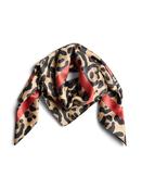 Pcjustine Small Scarf-Leopard/Red