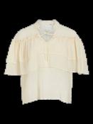 Viflowy top- Cream
