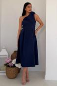 Keeley Bow Shoulder Maxi Dress Navy image