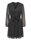 Onlcera short dress- Black Polka Dot image