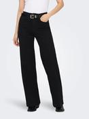 Onlmadison-Royal High Waist Wide Leg Denim Jeans-Black image