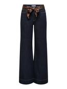 Onlmadison Blush high waist wide leg jeans with scarf image