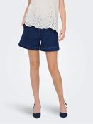 Jdyvalerie High Waist Wide Shorts-Medium Blue Denim image