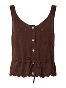 Pcpuka Knit Vest-Coffee image