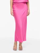 Viellette High Waist Midi Skirt-Pink