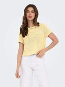 Onlsunny Short Sleeve Light Knit Sweater-Sunshine image