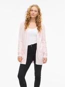 Viril Open Knit Cardigan-Cherry Blossom