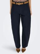 Onlclair Mid Waist Barrel Trousers-Navy image