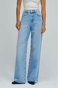 Salsa Wide Leg Jeans-Light Blue Denim